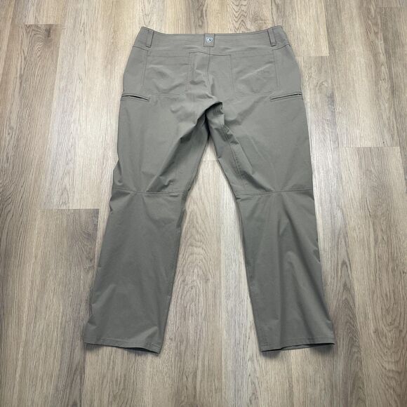 Kuhl Pants Mens 38x30 Gray Silencr Ripstop 4-Way Stretch Hiking Gusseted Crotch - Picture 8 of 12